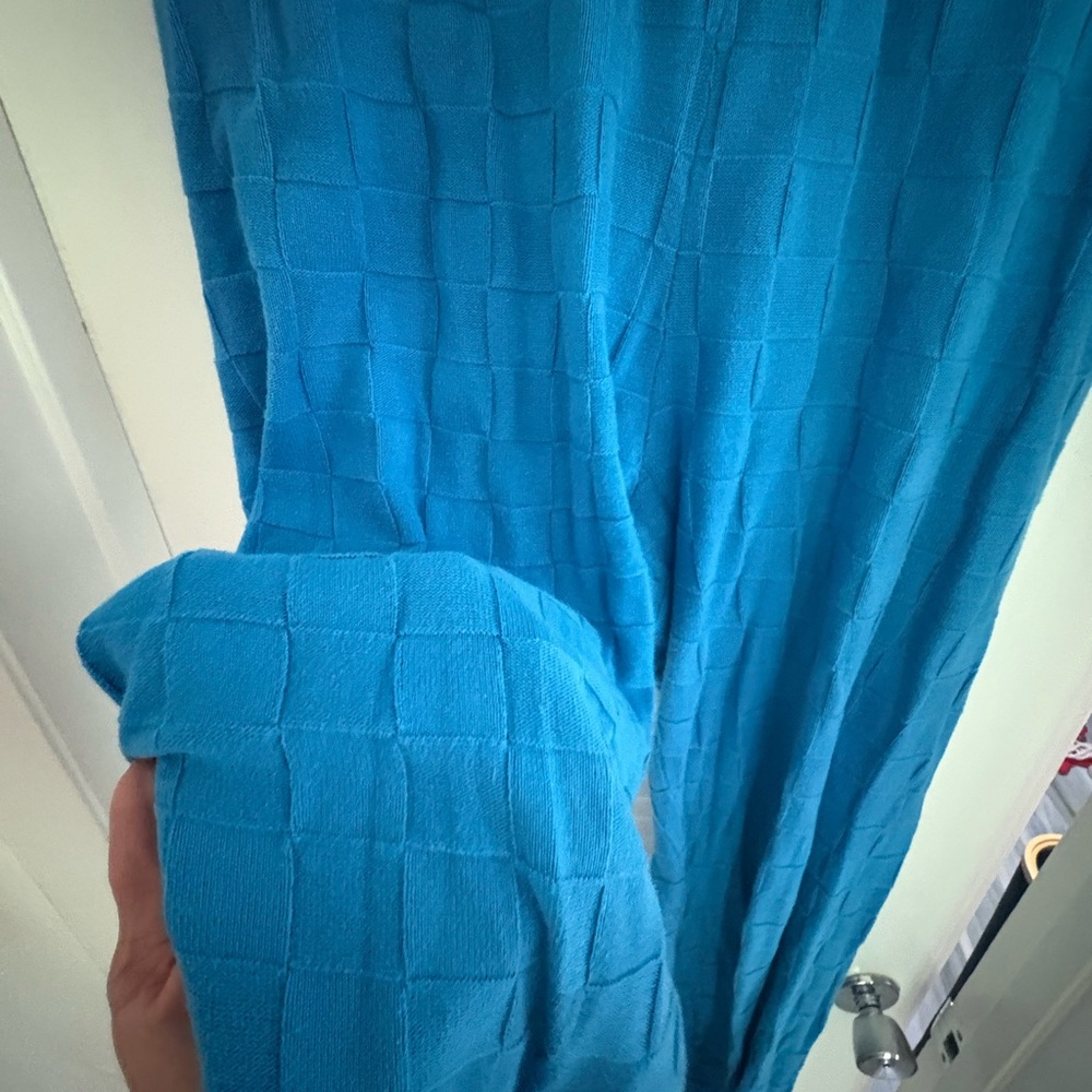 ASOS Blue Textured Pants - Picture 5 of 5